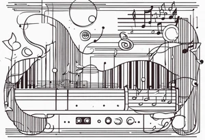 music tattoo idea