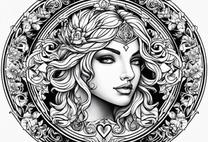Virgo sign and Taurus sign tattoo idea