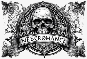 necromancer logo tattoo idea