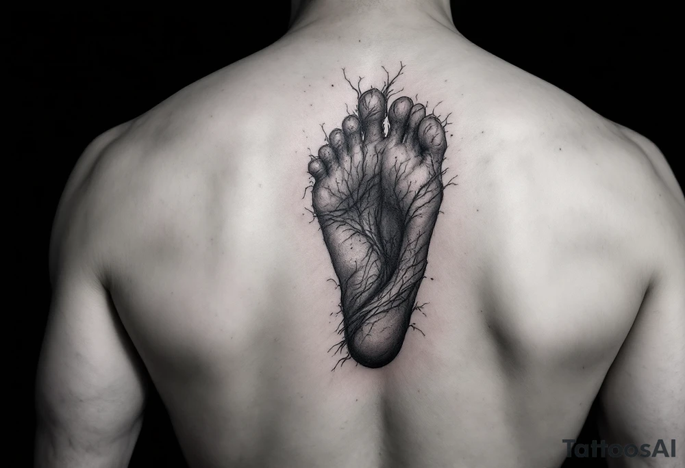 barefoot tattoo idea