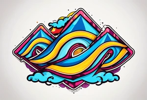 ZigZag rolling paper logo tattoo idea