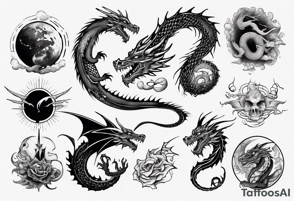 dragon tattoo idea