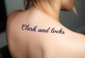 Clark and clocks tattoo idea