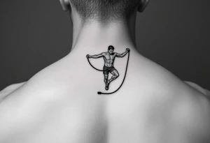 tattoo for fitness lovers, involve cardio and jumping rope tattoo idea