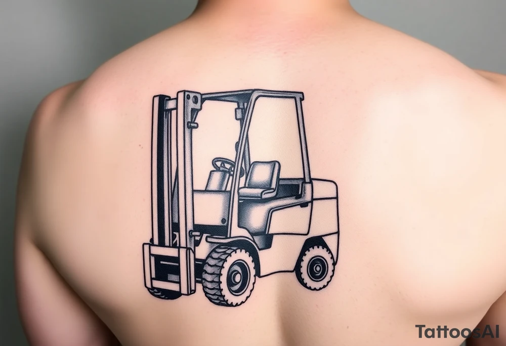 forklift tattoo idea