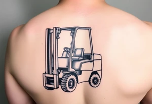 forklift tattoo idea