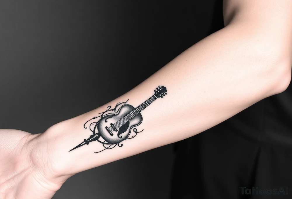 Music sleeve tattoo idea
