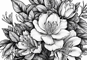 Azaleas tattoo idea