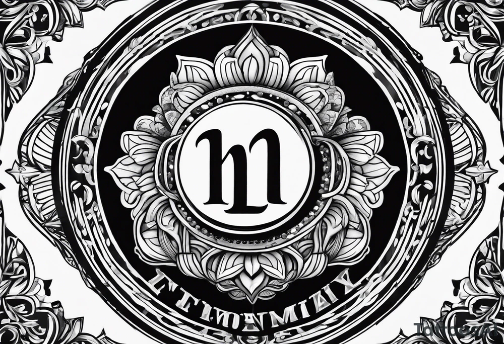 Lucky penny tattoo idea