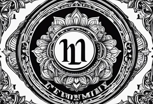 Lucky penny tattoo idea