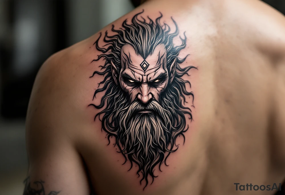 poseidon tattoo idea