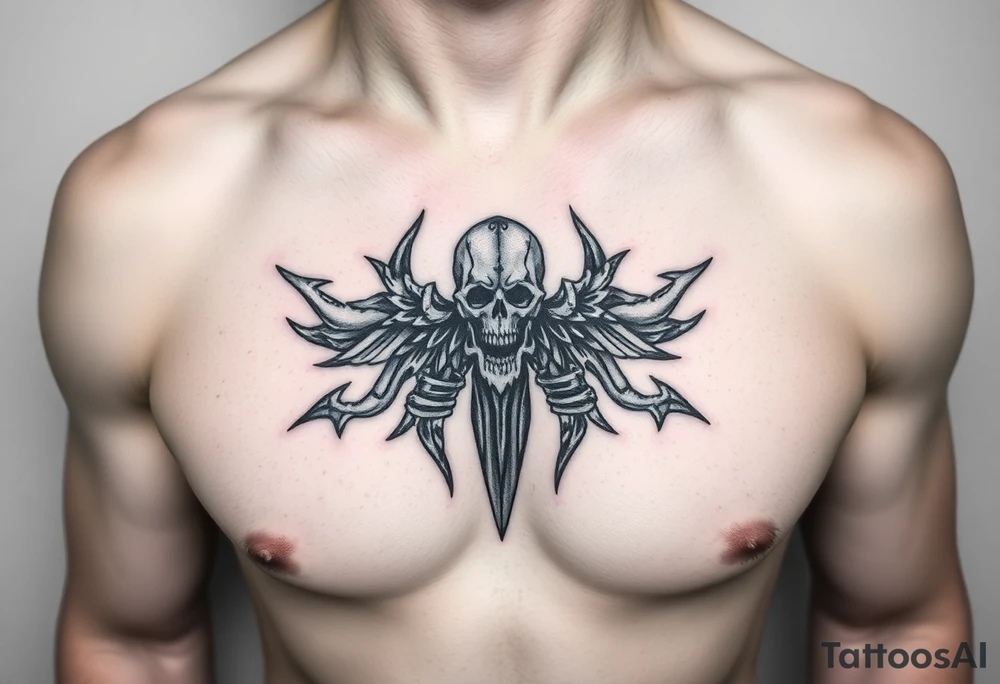 call of duty simon ghost riley tattoo idea