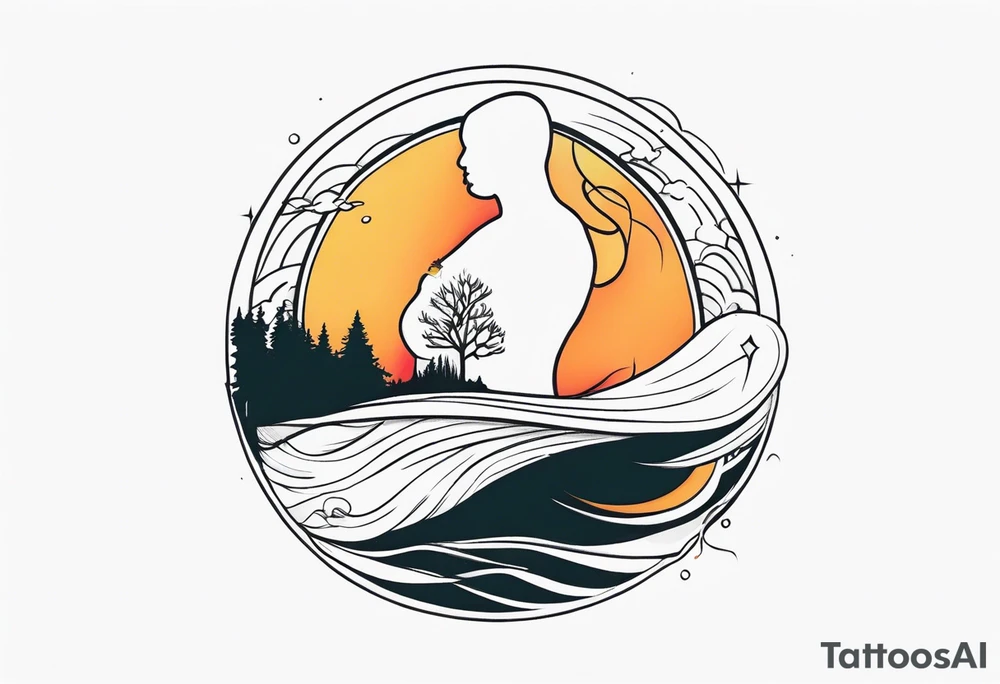 Lung cancer and father tattoo idea
