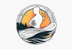 Lung cancer and father tattoo idea
