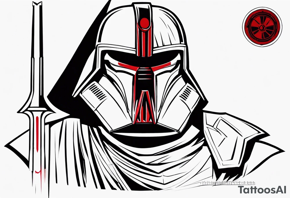 From the video game Star Wars: Knights of the Old Republic 2, “apathy is death” with Darth Nihilus tattoo idea