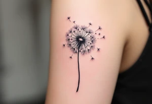 dandelion tattoo idea