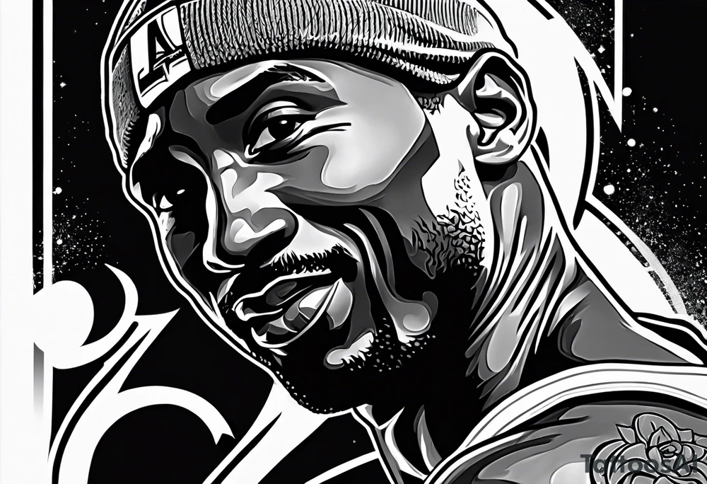 Black mamba Kobe Bryant tattoo idea
