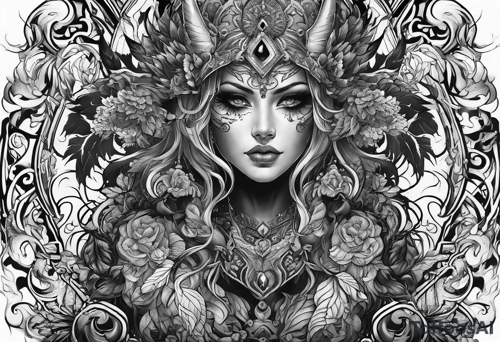 Demons tattoo idea