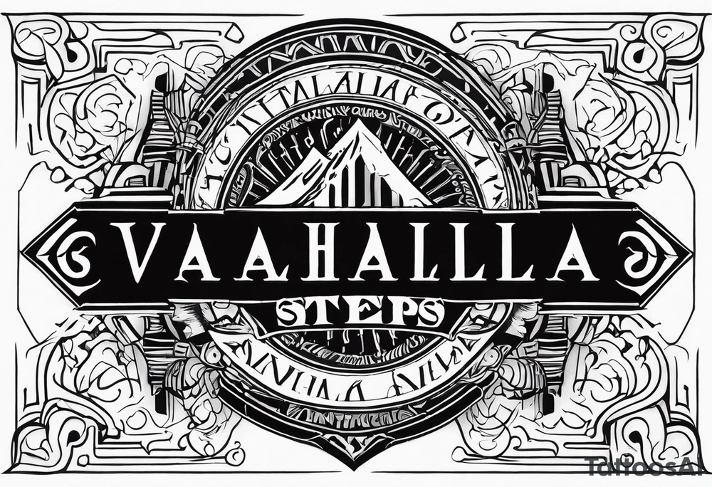 Valhalla steps tattoo idea