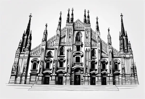 milan cathedral tattoo idea