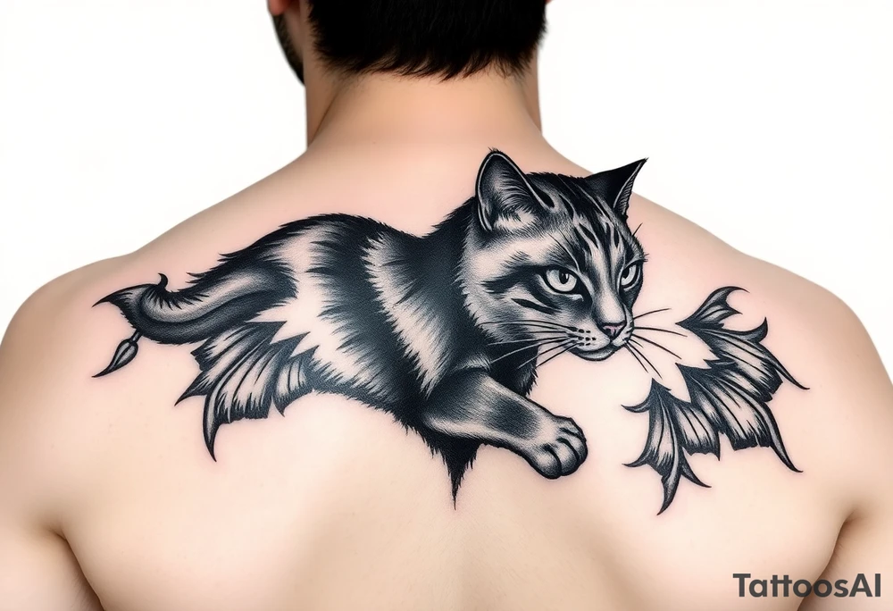 Black Cat tattoo idea