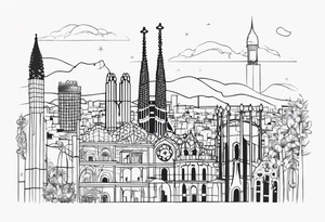 Barcelona culture tattoo idea