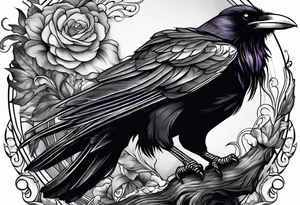addiction recovery ravens tattoo idea