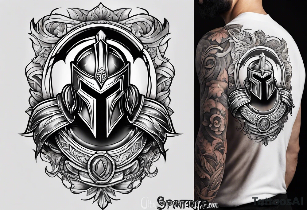 spartan tattoo idea