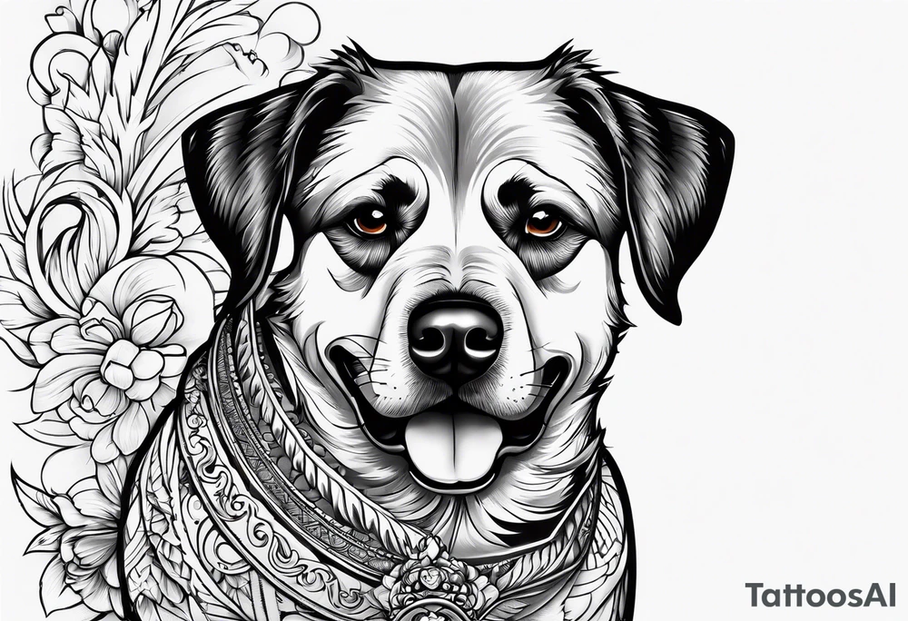 En hund tattoo idea
