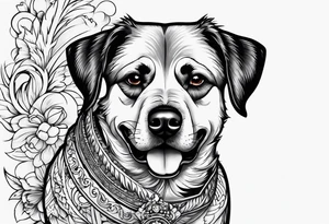 En hund tattoo idea