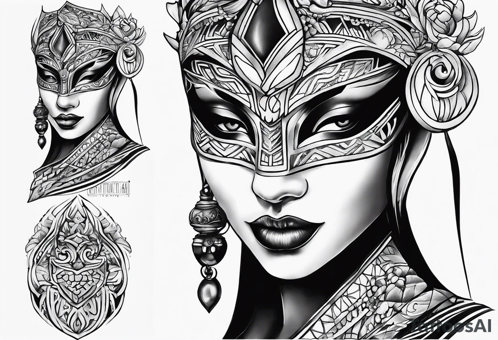 Henya mask tattoo idea