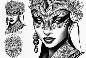 Henya mask tattoo idea