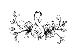 A mental health awareness tattoo for anxiety, depression and bipolar disorders tattoo idea