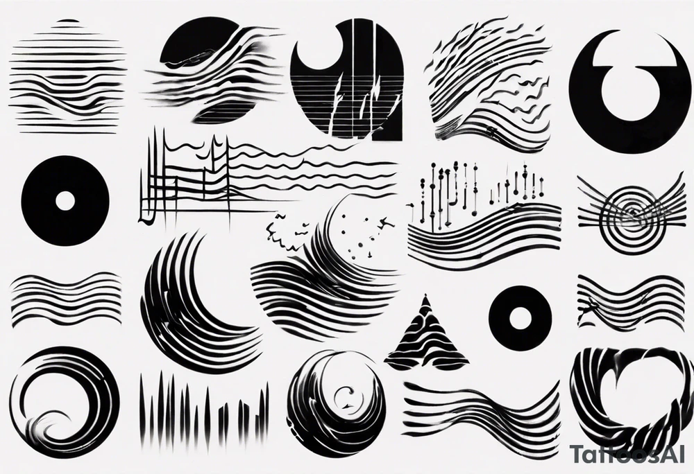 soundwaves tattoo idea