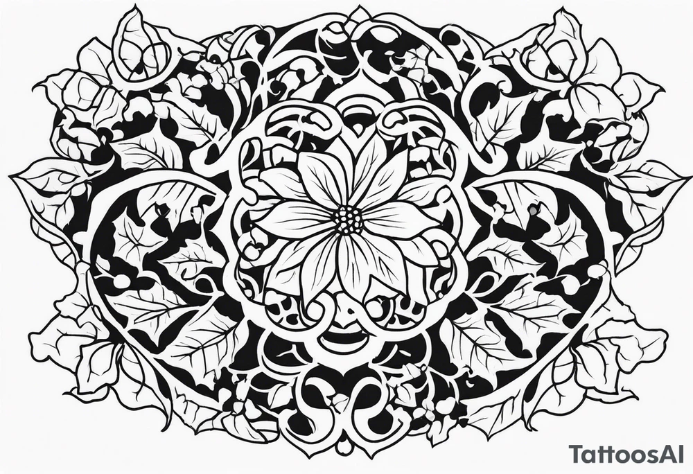 ivy, ants, tattoo idea