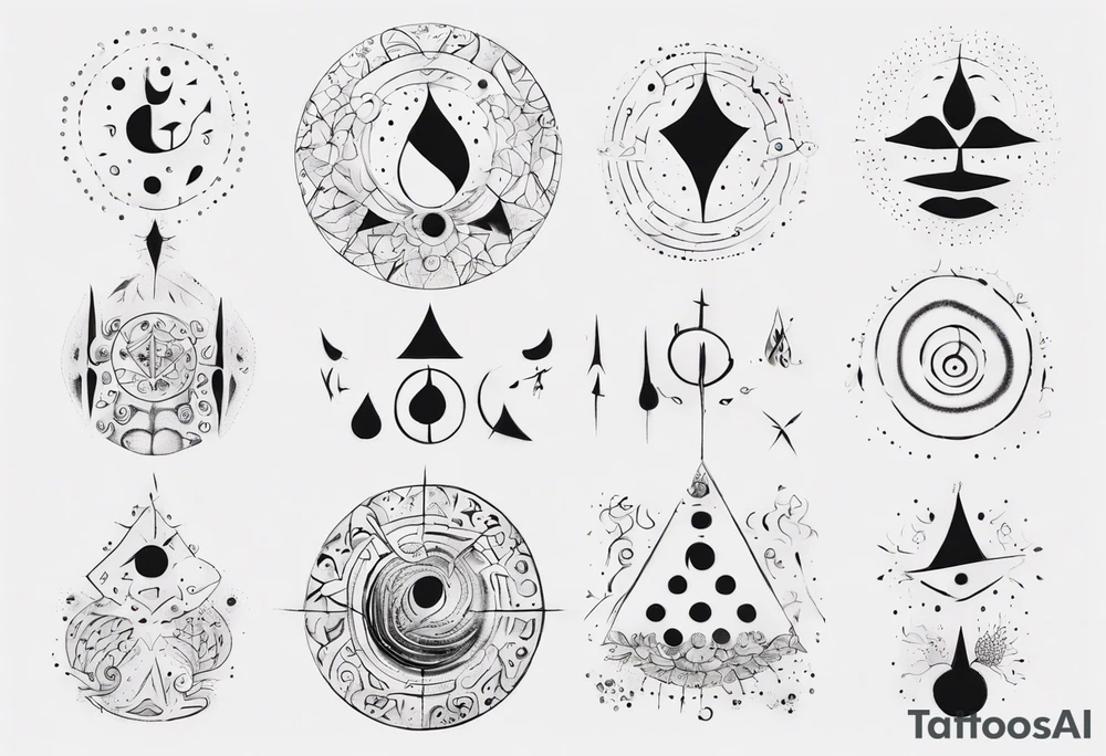 The four elements tattoo idea