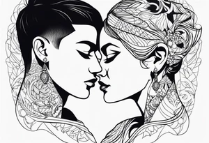 couple tattoo idea