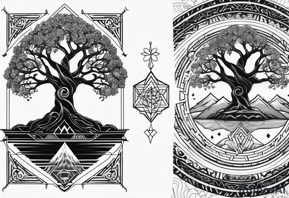 yggdrasil s orlem tattoo idea