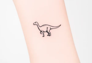a baby brontosaurus tattoo idea