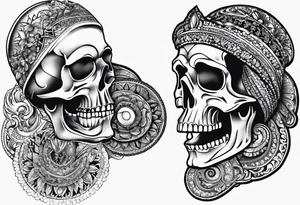 A, J, N and L Est 2011 tattoo idea