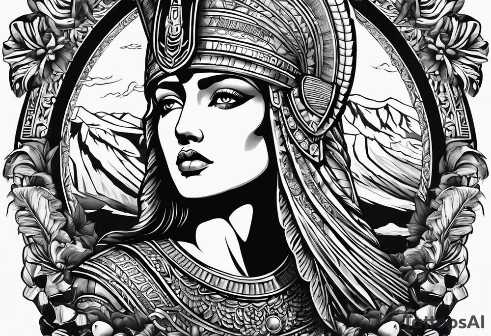 Alexander the Great & Cleopatra tattoo idea