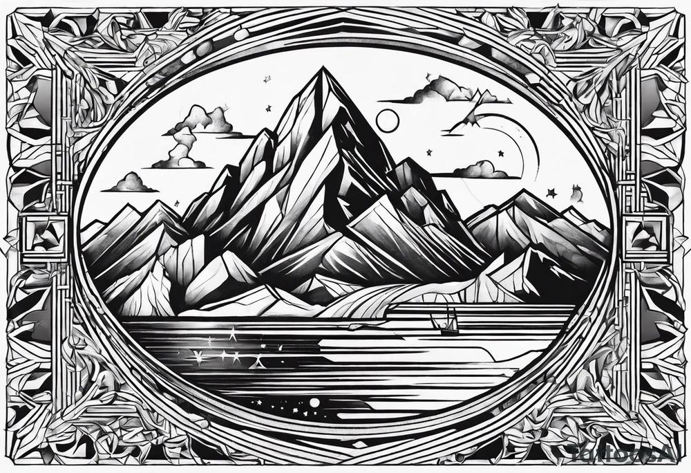 Rock wishing tattoo idea