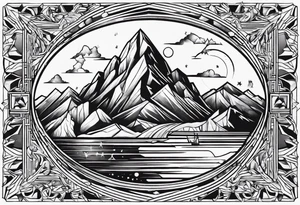 Rock wishing tattoo idea