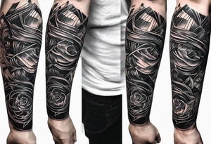 Musician tattoo on forearm tattoo idea