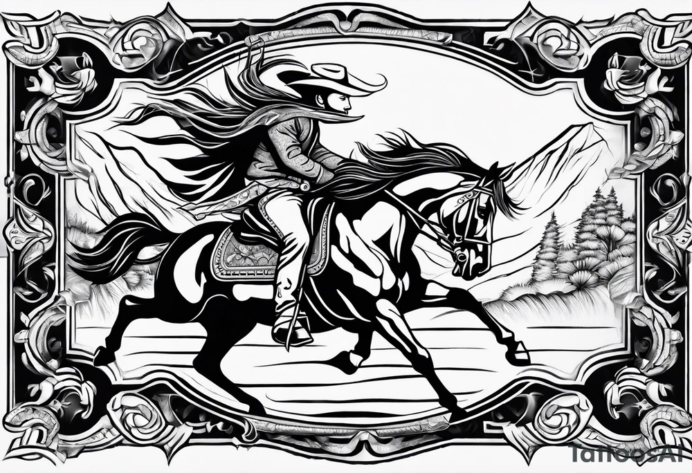 western tattoo idea