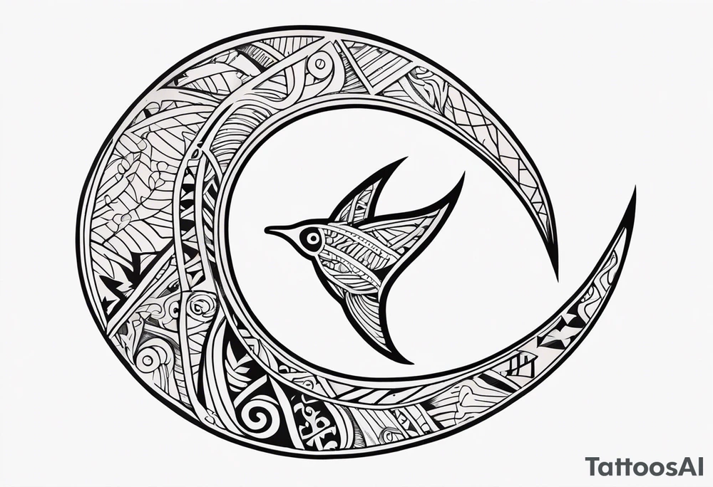 Polynesian fish hook tattoo tattoo idea
