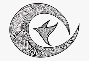 Polynesian fish hook tattoo tattoo idea