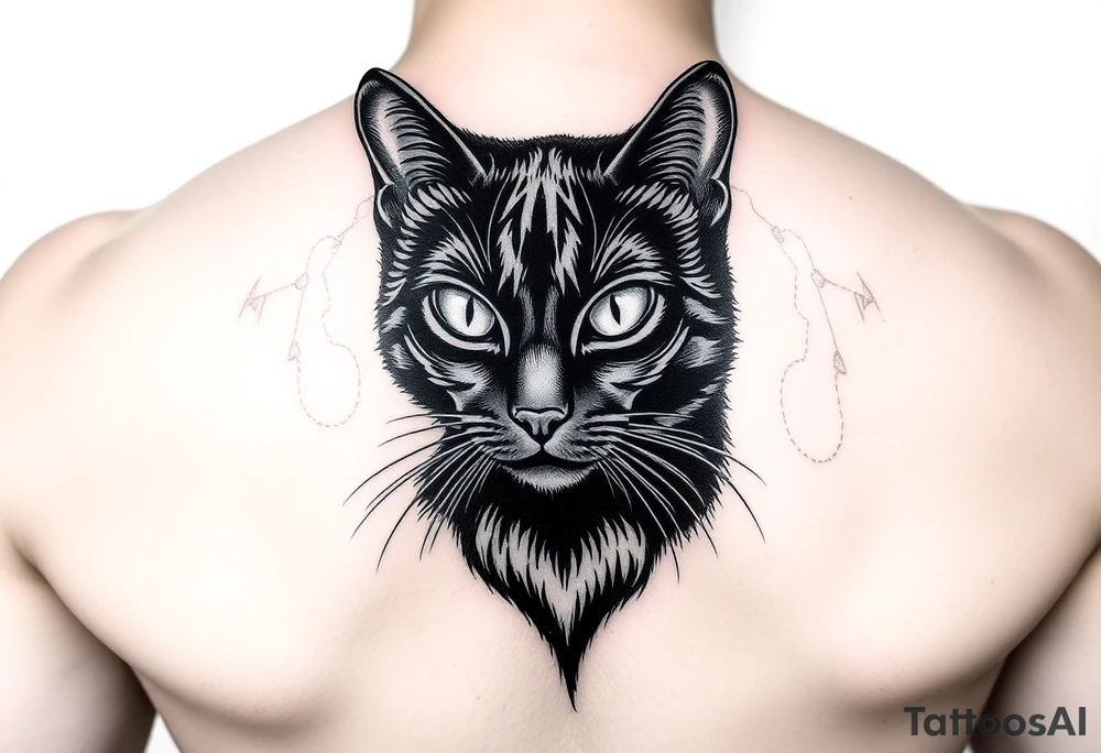 Black Cat tattoo idea