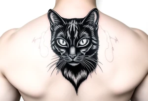 Black Cat tattoo idea