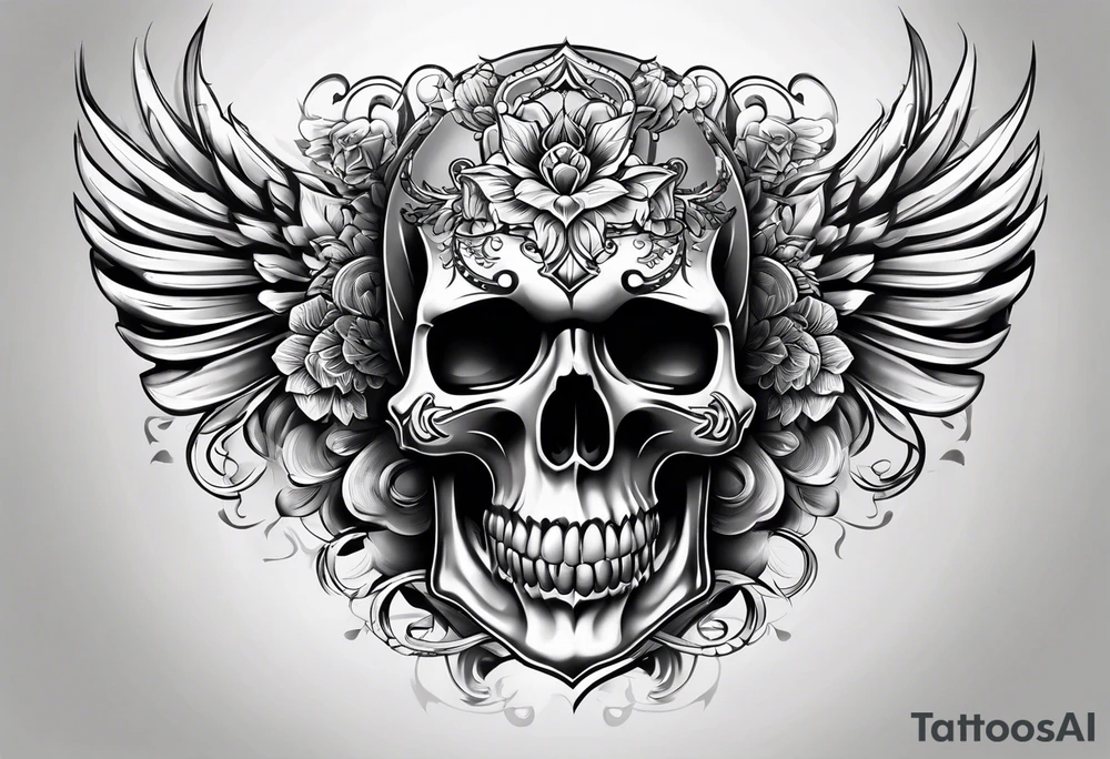 skull tattoo idea